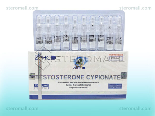 ZPHC Testosterone Cypionate 250mg/ml 1ml 10 ampoules 7