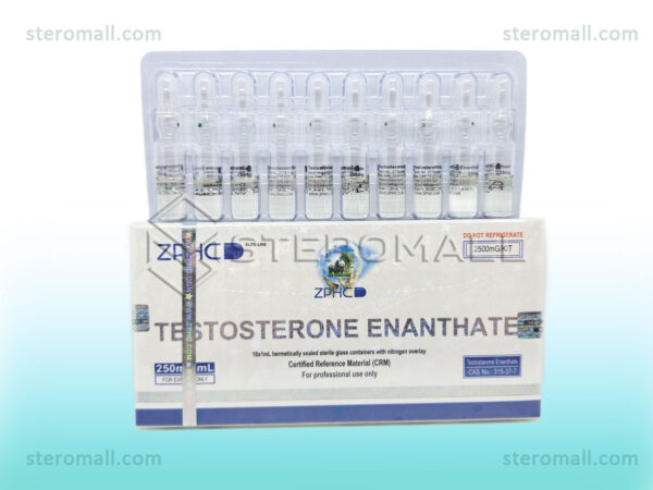 ZPHC Testosterone Enanthate 250mg/ml 1ml 10 ampoules 5