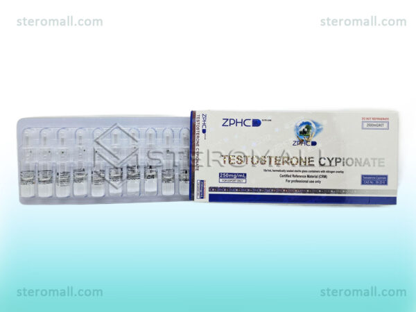 ZPHC Testosterone Cypionate 250mg/ml 1ml 10 ampoules 3