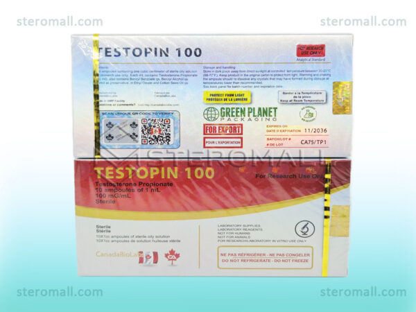 CanadaBioLabs Testopin 100 1ml 10 ampoules 4