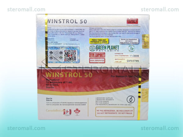 CanadaBioLabs Winstrol 50 1ml 10 ampoules 4