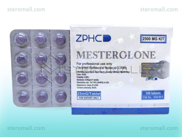 ZPHC Mesterolone 25mg 100 tablets kit