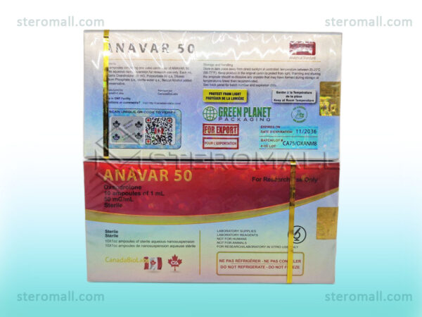 CanadaBioLabs Anavar 50 1ml 10 ampoules 3