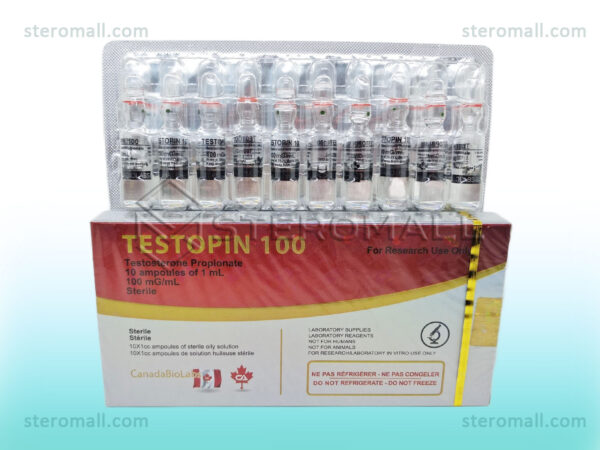 CanadaBioLabs Testopin 100 1ml 10 ampoules 3