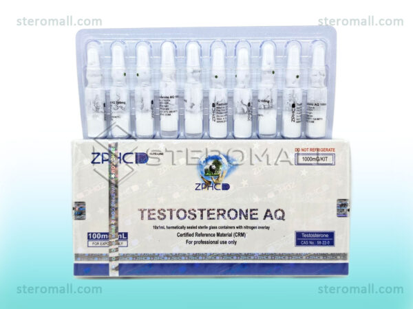 ZPHC Testosterone AQ 100mg/ml 1ml 10 ampoules 5