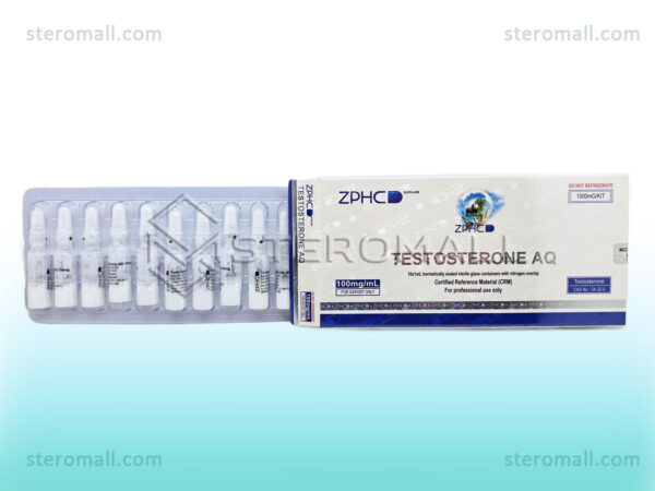 ZPHC Testosterone AQ 100mg/ml 1ml 10 ampoules 3