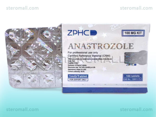 ZPHC Anastrozole 1mg 100 tablets kit 2