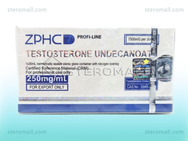 ZPHC Testosterone Undecanoate 250mg/ml 30ml vial 2