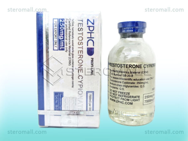 ZPHC Testosterone Cypionate 250mg/ml 30ml vial