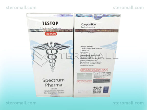 Spectrum Pharma TESTOP 100mg/ml 1ml 10 ampoules 2