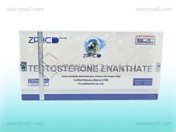 ZPHC Testosterone Enanthate 250mg/ml 2ml 10 ampoules