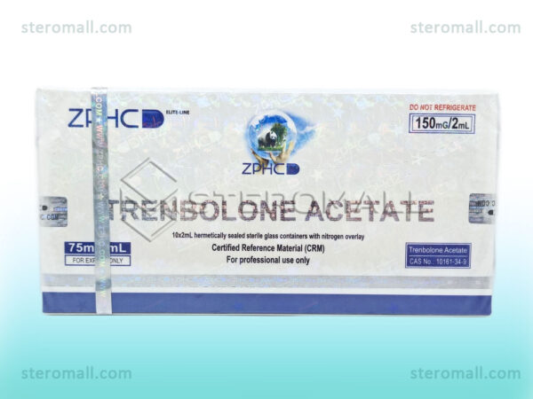 ZPHC Trenbolone Acetate 75mg/ml 2ml 10 ampoules