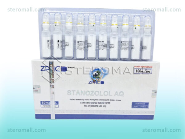 ZPHC Stanozolol AQ 50mg/ml 2ml 10 ampoules 7