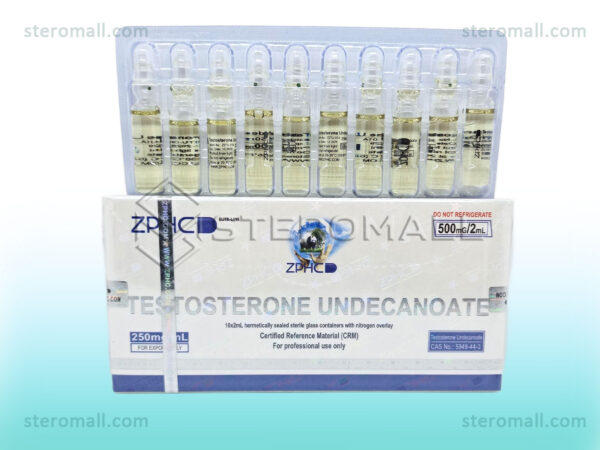 ZPHC Testosterone Undecanoate 250mg/ml 2ml 10 ampoules 3