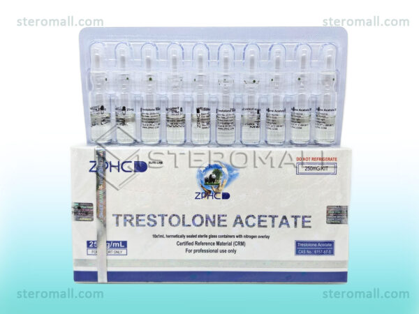 ZPHC Trestolone Acetate (MENT) 25mg/ml 1ml 10 ampoules 5