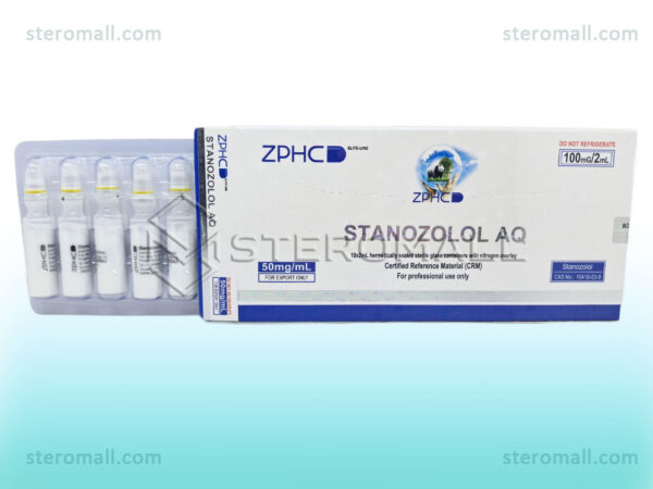 ZPHC Stanozolol AQ 50mg/ml 2ml 10 ampoules 3